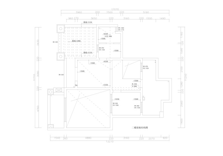 二楼原始结构图